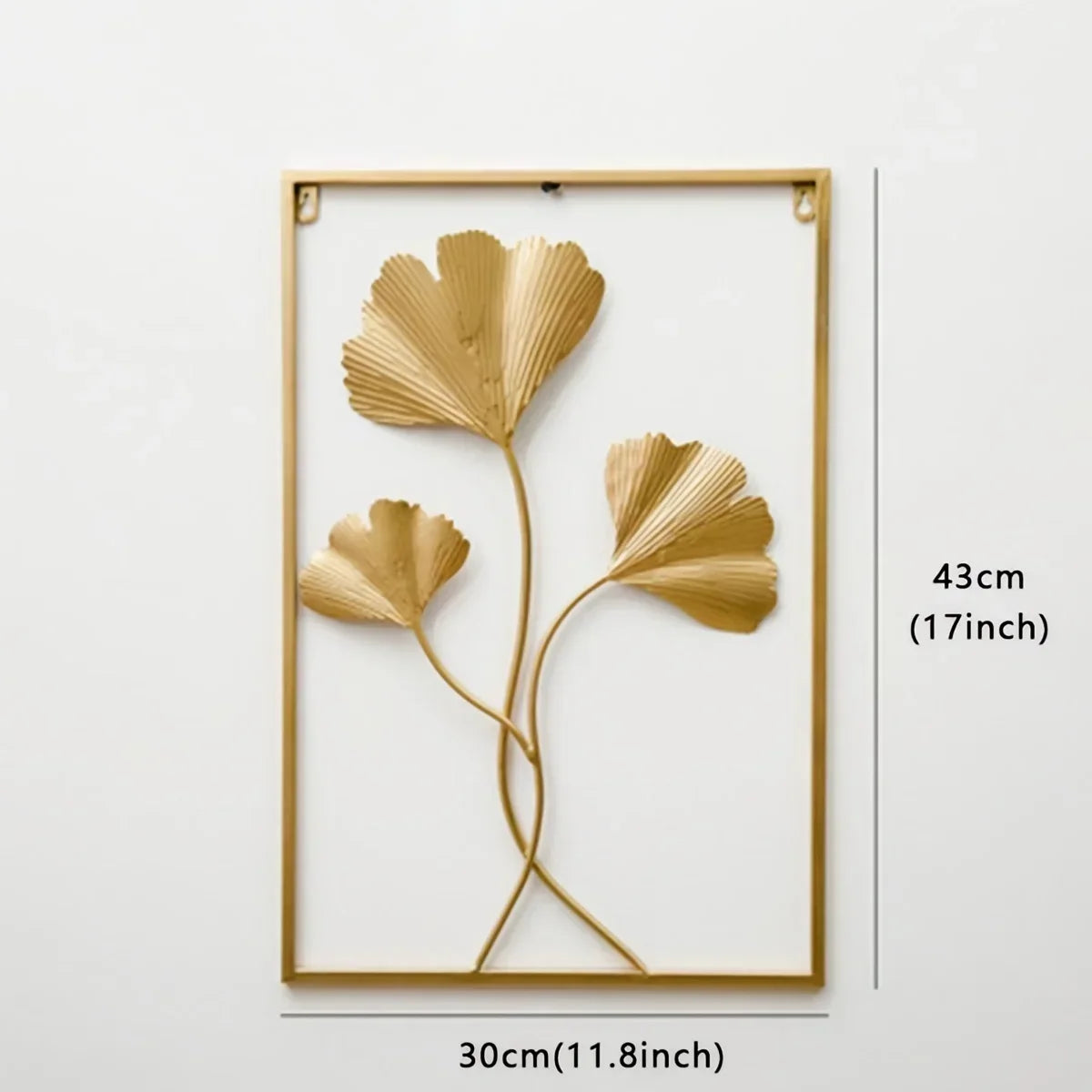 Jungle Leaf Gold Wall Art
