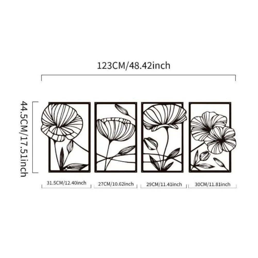 Modern Metal Wall Art Sets
